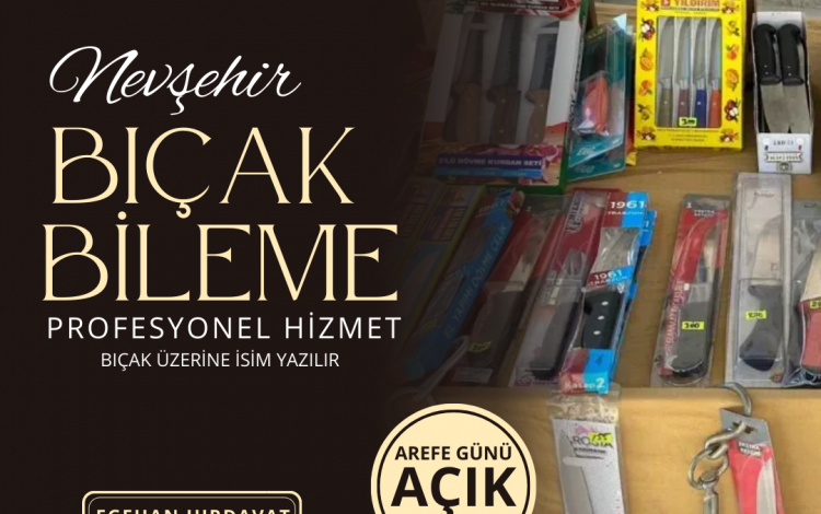 Egehan Hırdavat'ta Bıçak Bileme Kampanyası