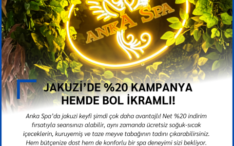 Avanos’ta Anka Spa’dan Büyük Jakuzi Kampanyası!